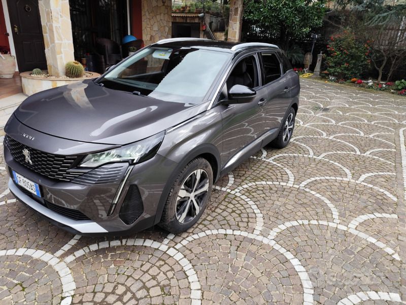 Usata Peugeot 3008 130 CV (95 kW) 2021 Grigio Furgone
