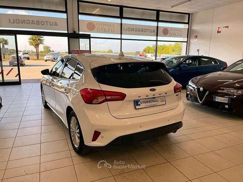 Usata Ford Focus Titanium 125 CV (91 kW) 2019 Bianco Berlina