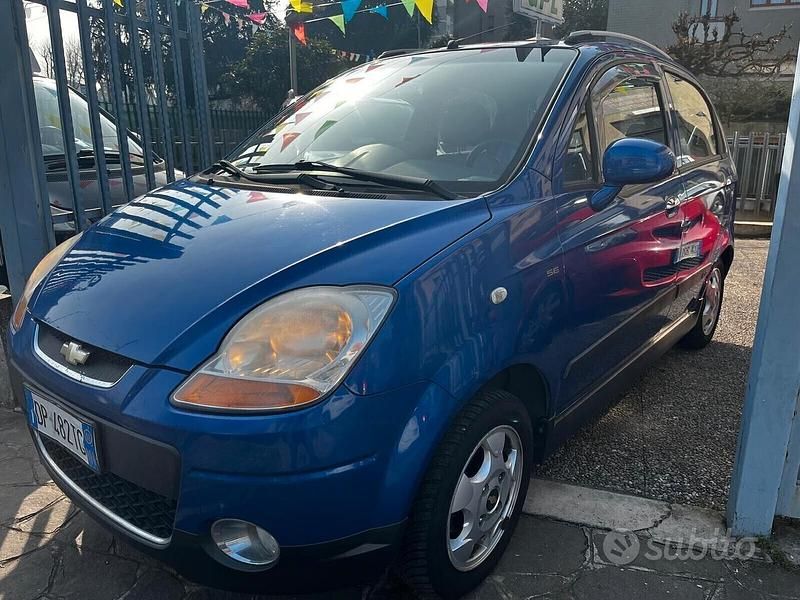 Usata Chevrolet Matiz SE 52 CV (38 kW) 2008 Blu Utilitaria