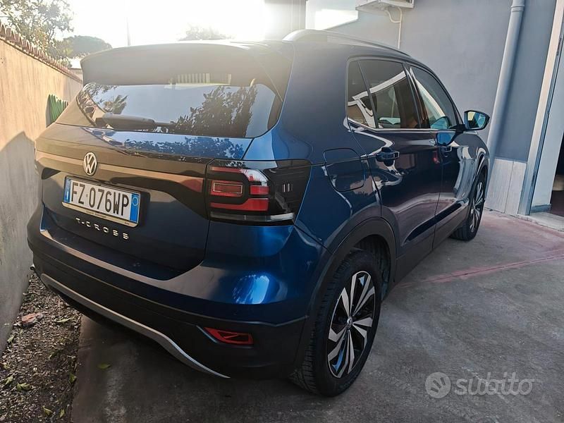 Usata VW T-Cross Advance 95 CV (69 kW) 2020 Blu SUV