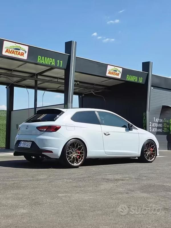Usata Seat Leon CUPRA 280 CV (205 kW) 2015 Bianco Coupé