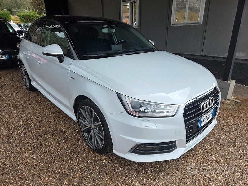 Usata Audi A1 S-Line 90 CV (66 kW) 2017 Bianco Utilitaria