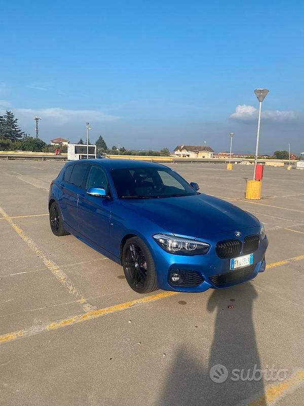 Usata BMW 118 M Sport 150 CV (110 kW) 2019 Blu Utilitaria