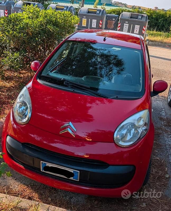 Usata Citroën C1 68 CV (50 kW) 2007 Rosso Utilitaria