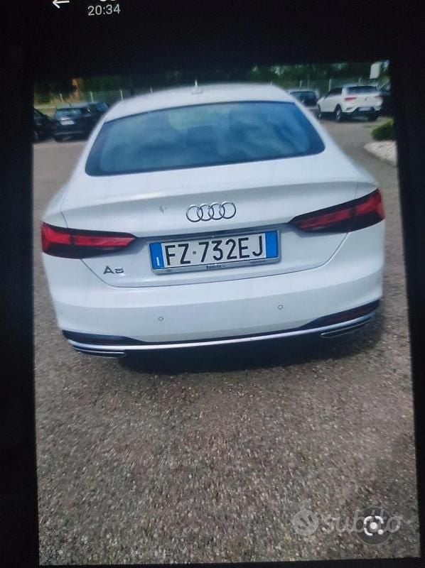 Usata Audi A5 Sportback S-Line 170 CV (125 kW) 2019 Bianco Utilitaria
