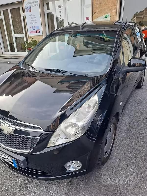 Usata Chevrolet Spark 67 CV (49 kW) 2012 Nero Utilitaria