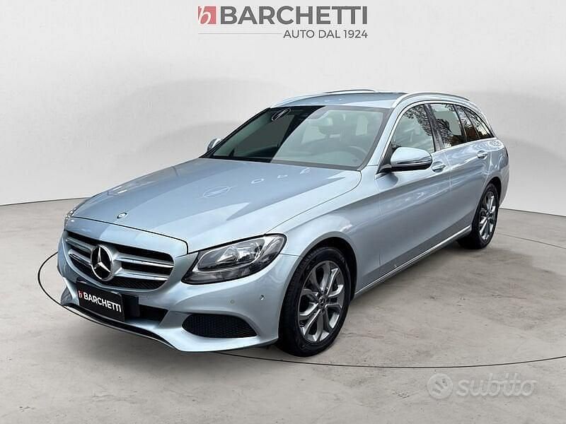 Usata Mercedes C220 Business 170 CV (125 kW) 2017 Grigio Station wagon