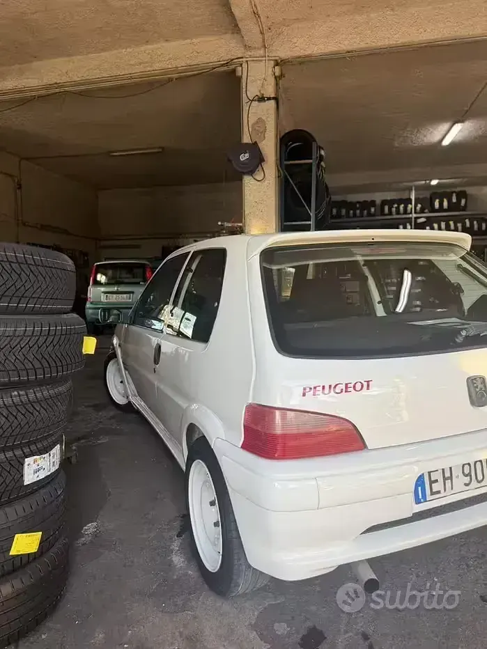 Usata Peugeot 106 101 CV (74 kW) 1997 Bianco Utilitaria