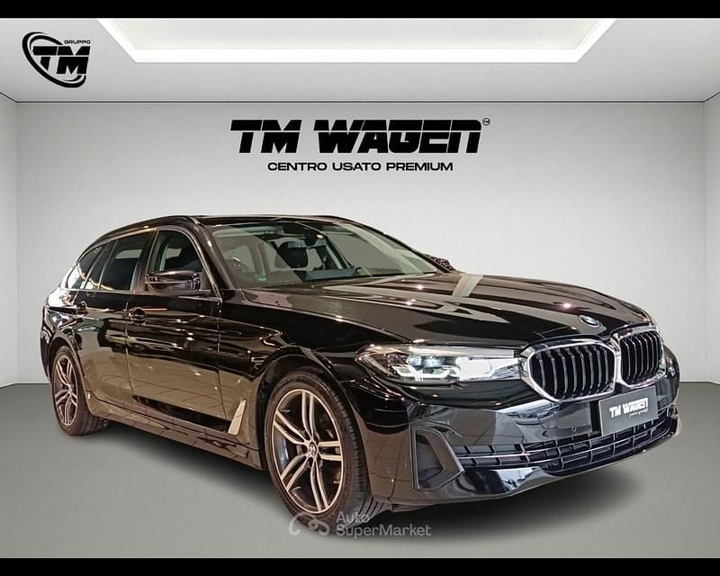 Usata BMW 520 190 CV (139 kW) 2021 Nero Station wagon