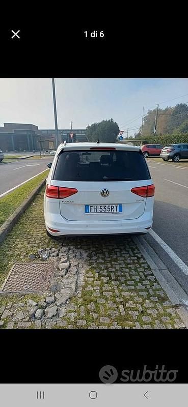 Usata VW Touran 150 CV (110 kW) 2015 Bianco Monovolume