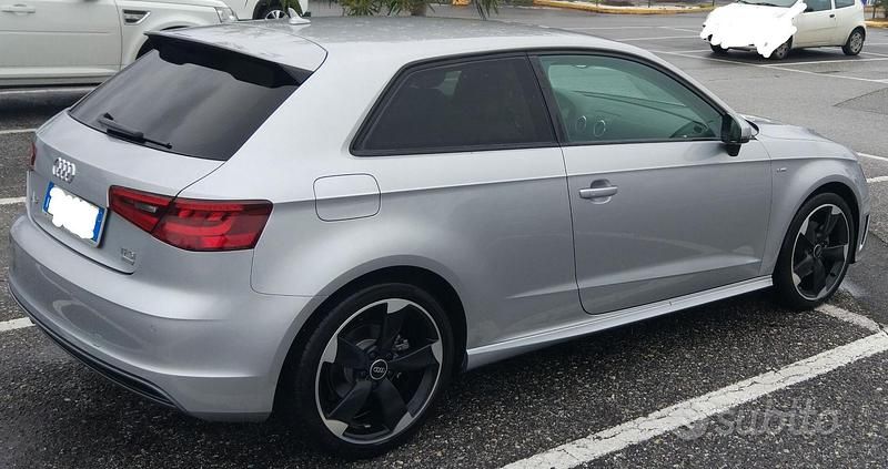 Usata Audi A3 Ambition 150 CV (110 kW) 2015 Argento Berlina