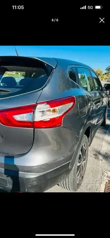 Usata Nissan Qashqai Tekna 116 CV (85 kW) 2014 Grigio SUV