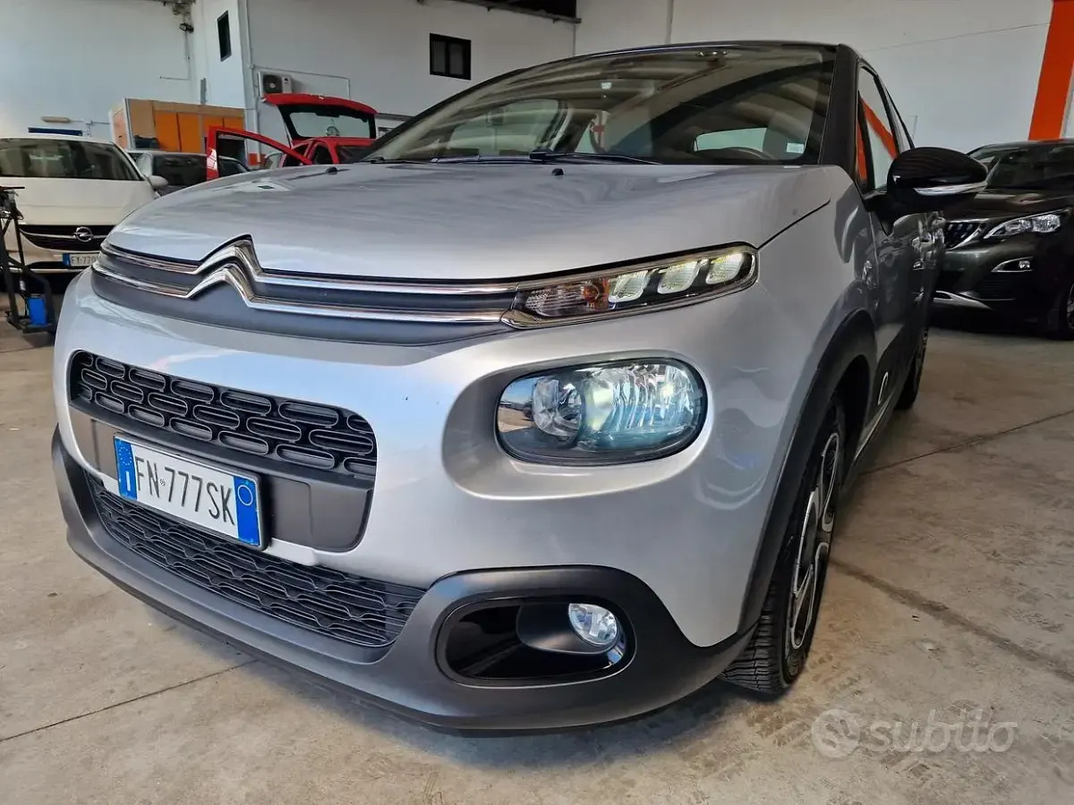 Usata Citroën C3 Shine 82 CV (60 kW) 2018 Grigio Utilitaria