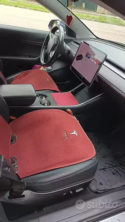Usata Tesla Model 3 Long Range AWD 152 kW (208 CV) 2019 Grigio Berlina