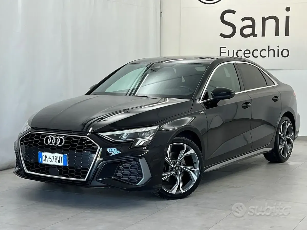 Usata Audi A3 S-Line 150 CV (110 kW) 2022 Nero Berlina