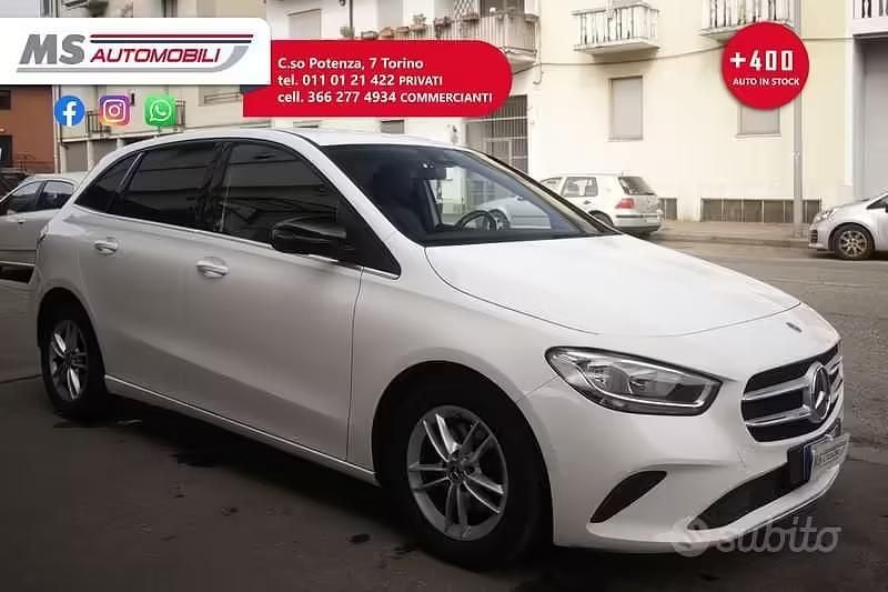 Usata Mercedes B180 116 CV (85 kW) 2019 Bianco Monovolume