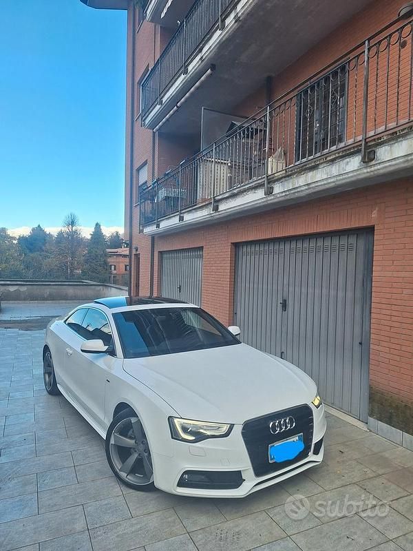 Usata Audi A5 S-Line 2014 Bianco Coupé