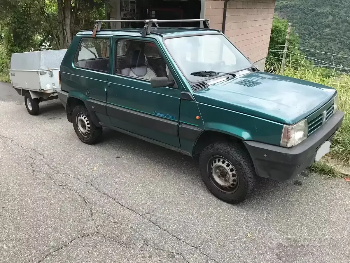 Usata Fiat Panda 4x4 50 CV (36 kW) 1992 Verde Utilitaria
