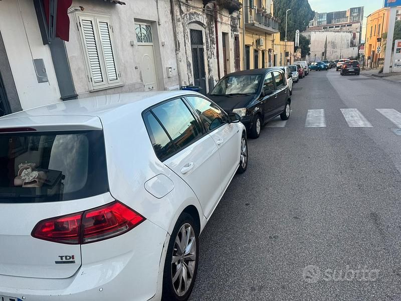 Usata VW Golf VII 110 CV (80 kW) 2013 Bianco Berlina