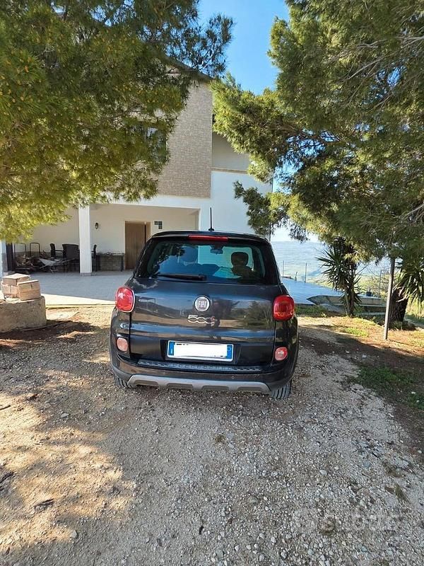 Usata Fiat 500L Trekking 105 CV (77 kW) 2014 Grigio Monovolume