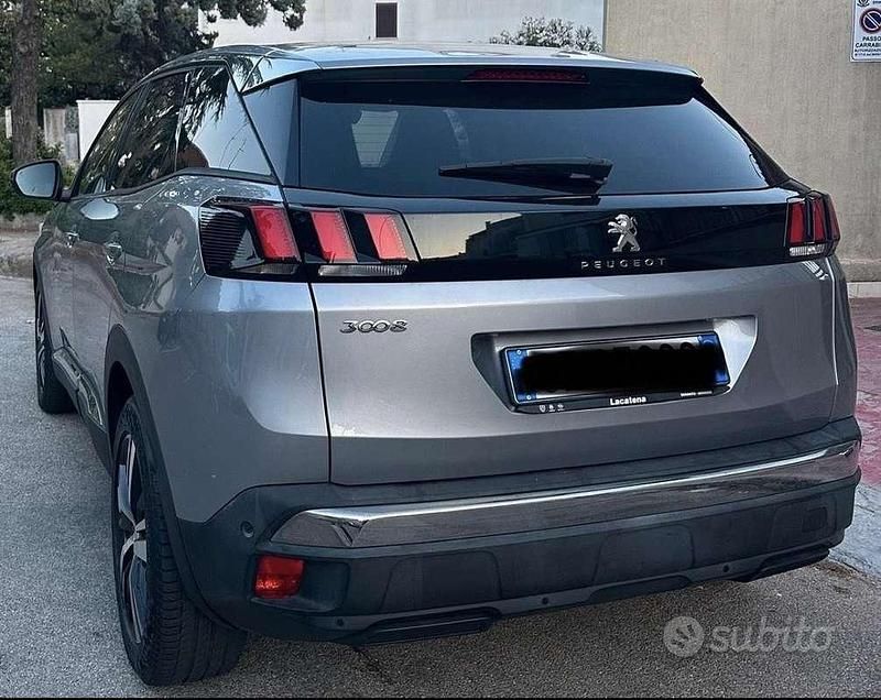 Usata Peugeot 3008 Allure 131 CV (96 kW) 2018 Grigio Monovolume