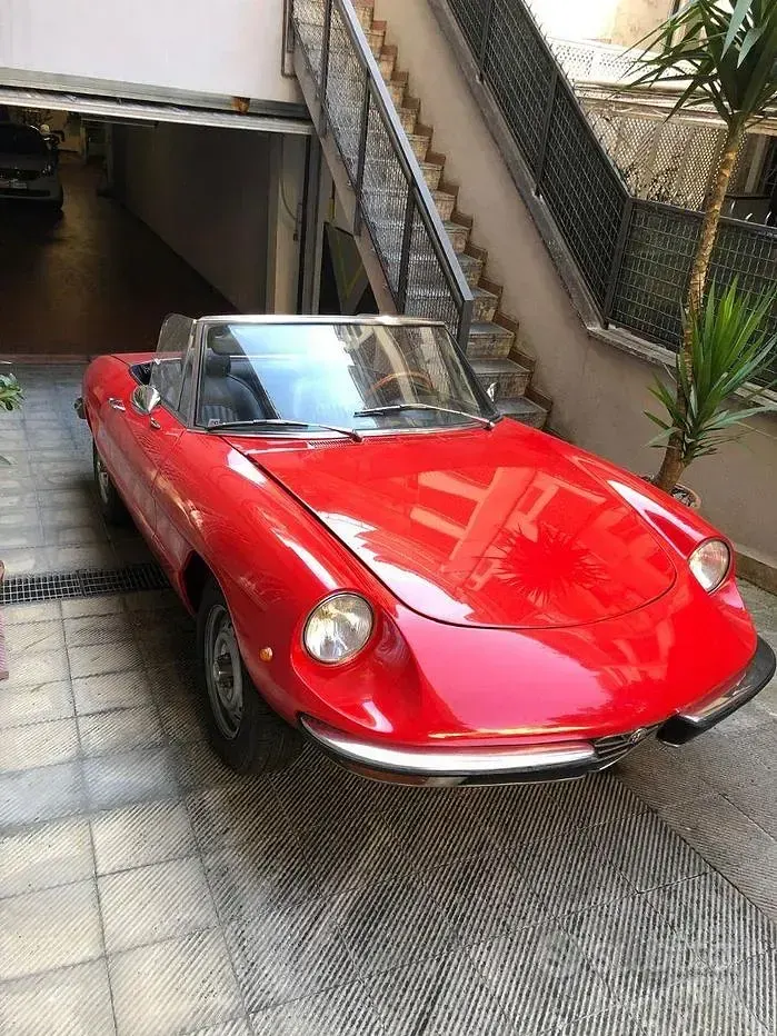 Usata Alfa Romeo GT Junior 1970 Rosso Cabrio