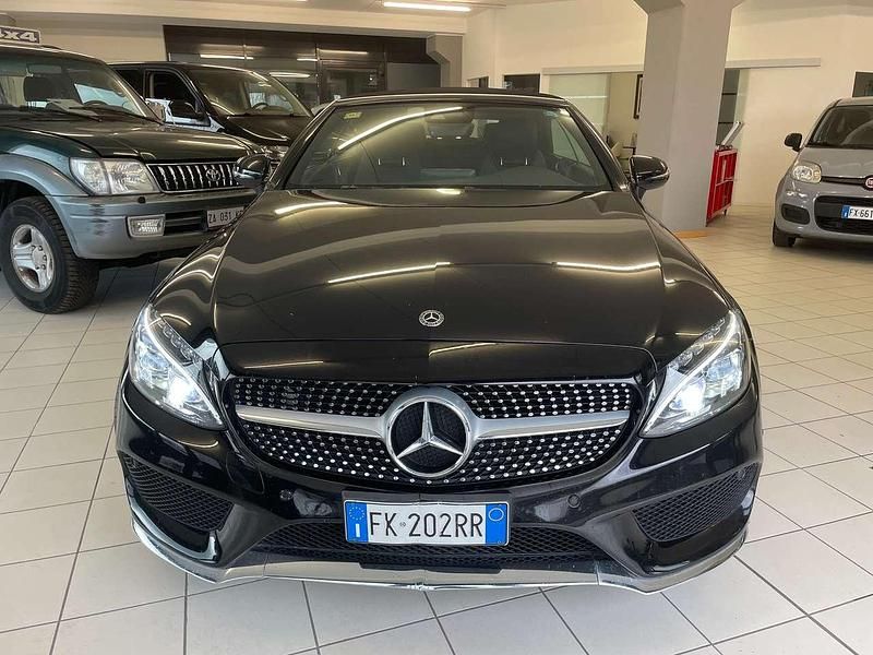 Usata Mercedes C220 Premium 170 CV (125 kW) 2017 Nero Cabrio