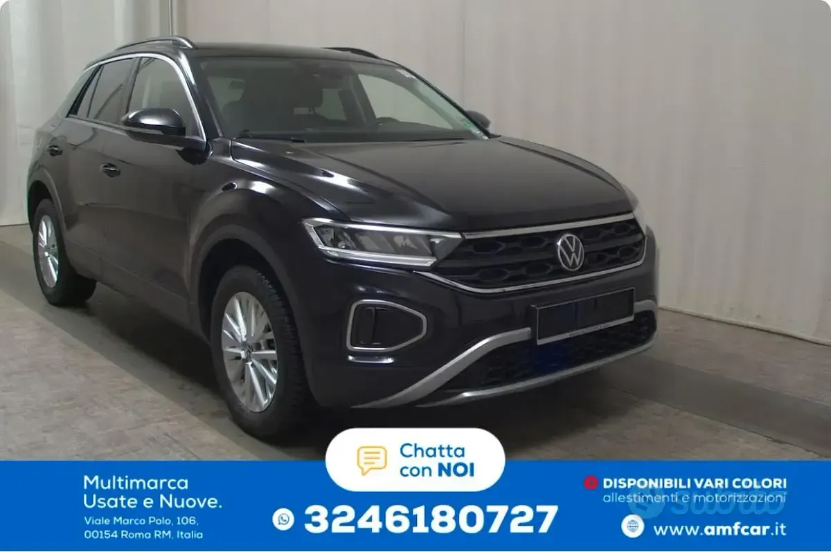 Usata VW T-Roc Life 116 CV (85 kW) 2025 Nero SUV