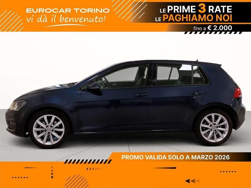 Usata VW Golf VII Highline 125 CV (91 kW) 2016 Night blue met. Berlina