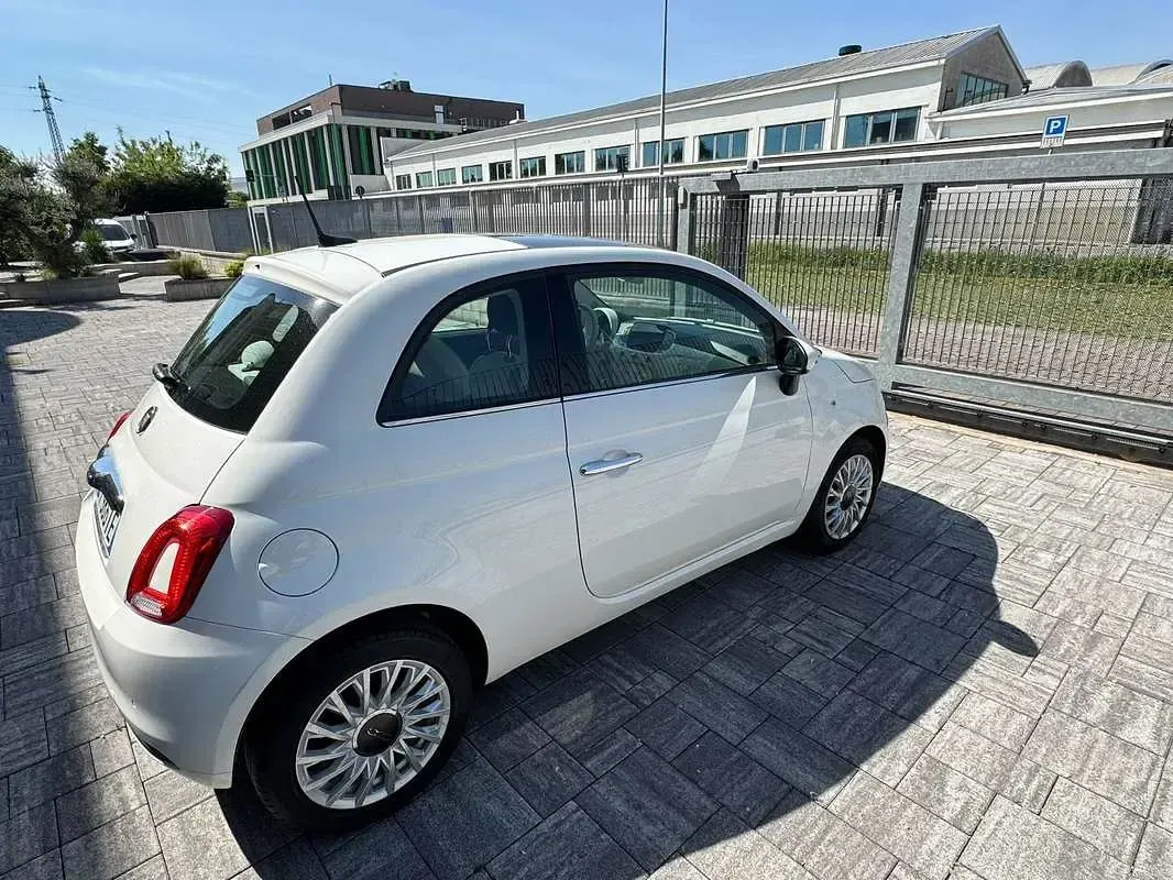 Usata Fiat 500C Lounge 69 CV (50 kW) 2018 Bianco Cabrio