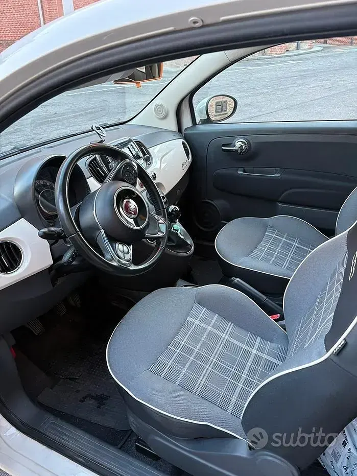 Usata Fiat 500 Lounge 69 CV (50 kW) 2016 Bianco Berlina