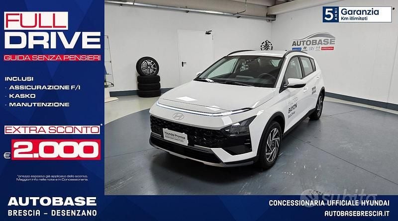 Blu Nuova 2025 Hyundai Bayon SUV | 15.900 € (Super prezzo) - Immagine 1/3