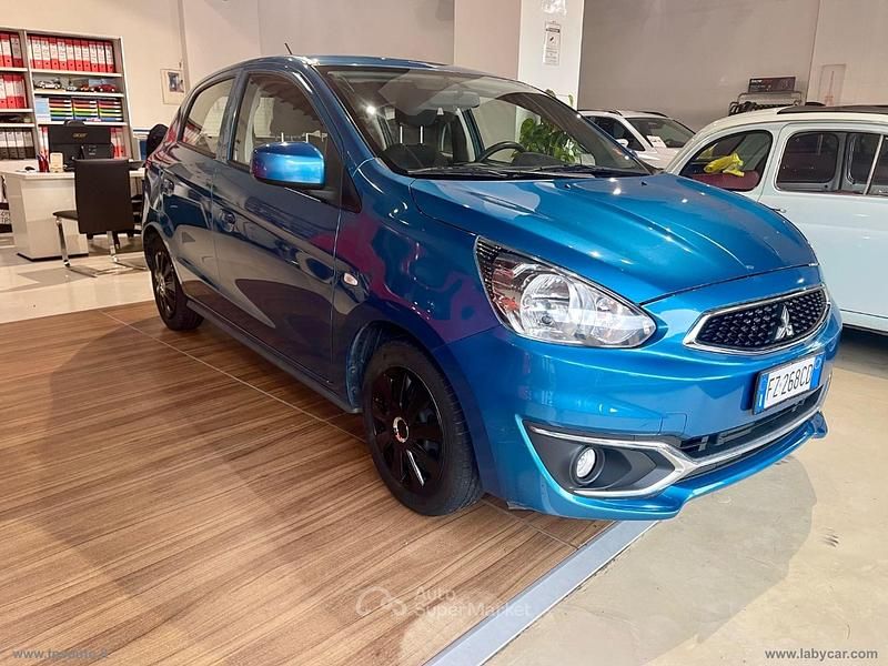 Usata Mitsubishi Space Star Invite 71 CV (52 kW) 2019 Blu Utilitaria