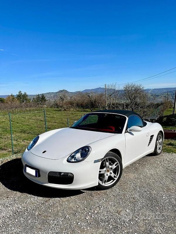 Usata Porsche Boxster 245 CV (180 kW) 2008 Bianco Cabrio