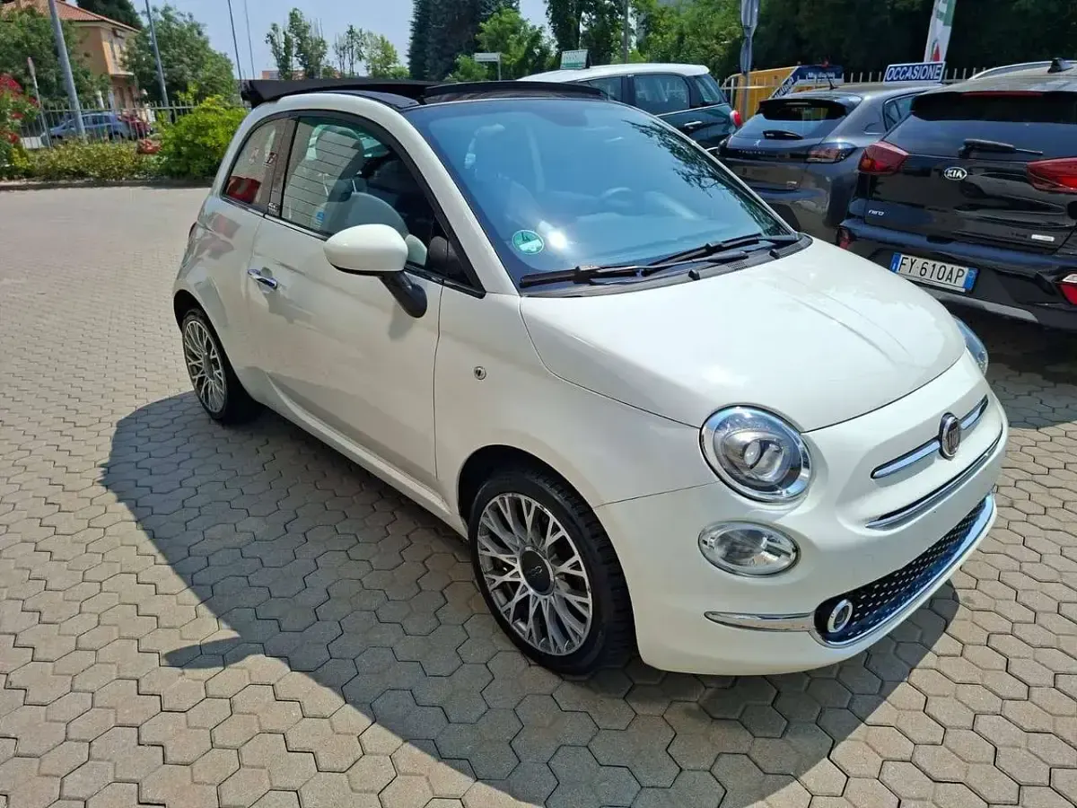 Usata Fiat 500C Dolcevita 69 CV (50 kW) 2020 Bianco Cabrio
