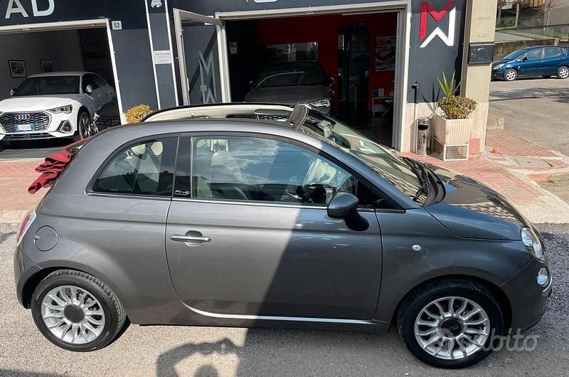 Usata Fiat 500C Lounge 69 CV (50 kW) 2013 Grigio Cabrio