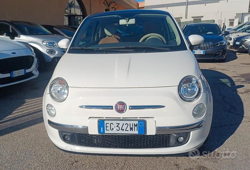 Bianco Usata 2011 Fiat 500 Lounge Tre volumi | 6400 € (Buon prezzo) - Immagine 1/4