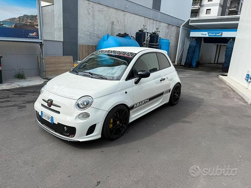 Usata Fiat 500 Abarth 190 CV (139 kW) 2015 Bianco Berlina