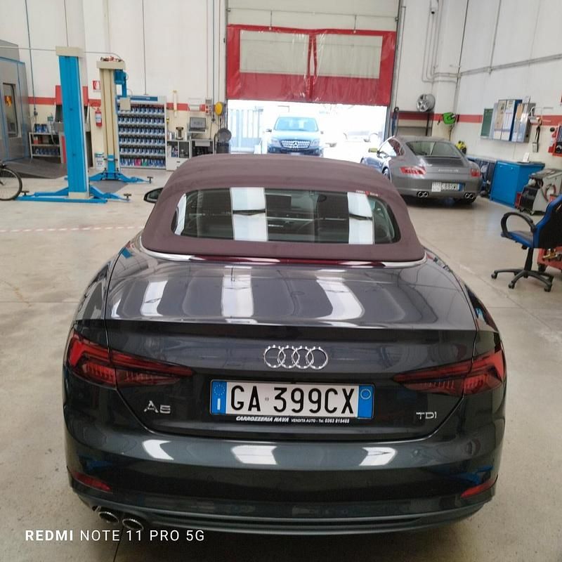 Usata Audi A5 Cabriolet S-Line 190 CV (139 kW) 2020 Nero Cabrio