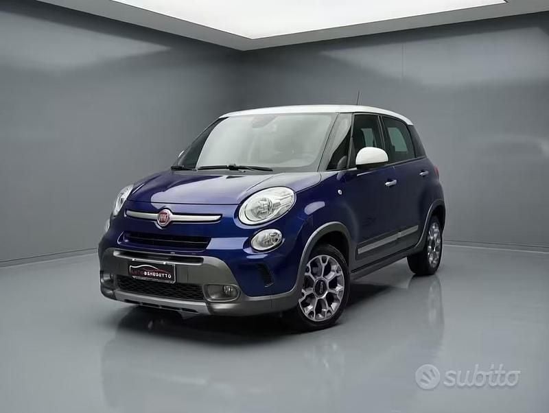 Usata Fiat 500L Trekking 95 CV (69 kW) 2016 Blu Monovolume