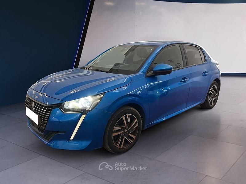 Usata Peugeot 208 GT-line 101 CV (74 kW) 2020 Blu/azzurro Utilitaria