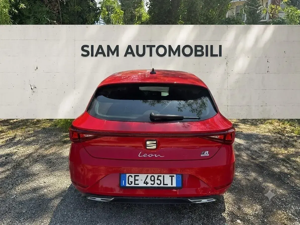 Usata Seat Leon FR 150 CV (110 kW) 2021 Rosso Berlina
