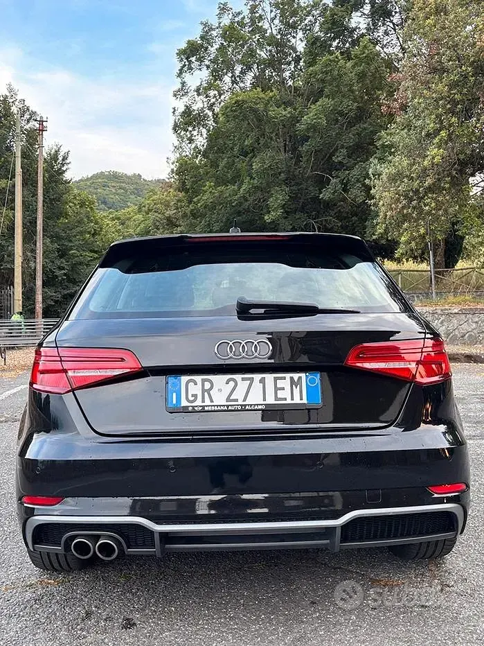 Usata Audi A3 S-Line 150 CV (110 kW) 2020 Nero Berlina