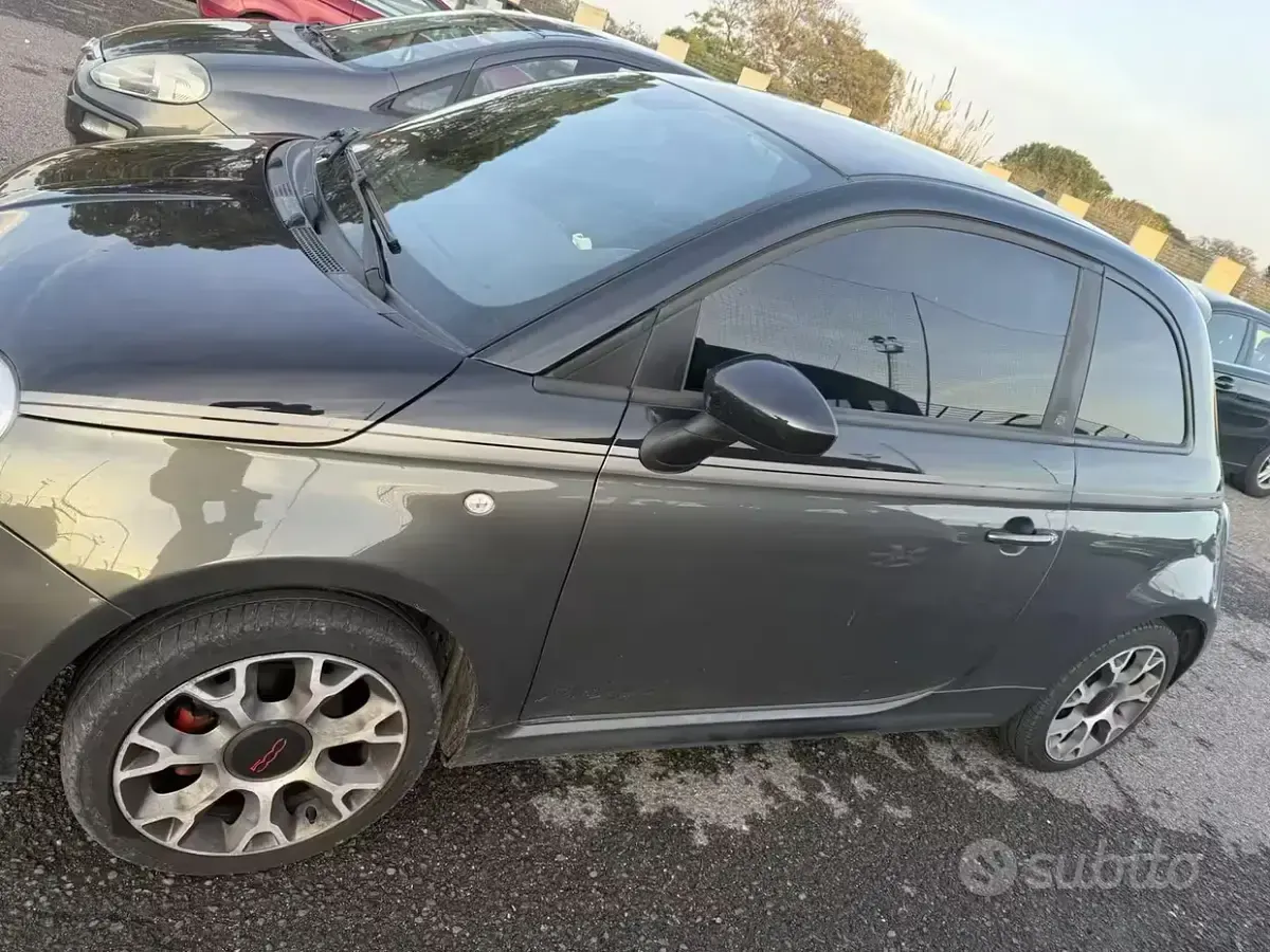 Usata Fiat 500 100 CV (73 kW) 2016 Nero Berlina