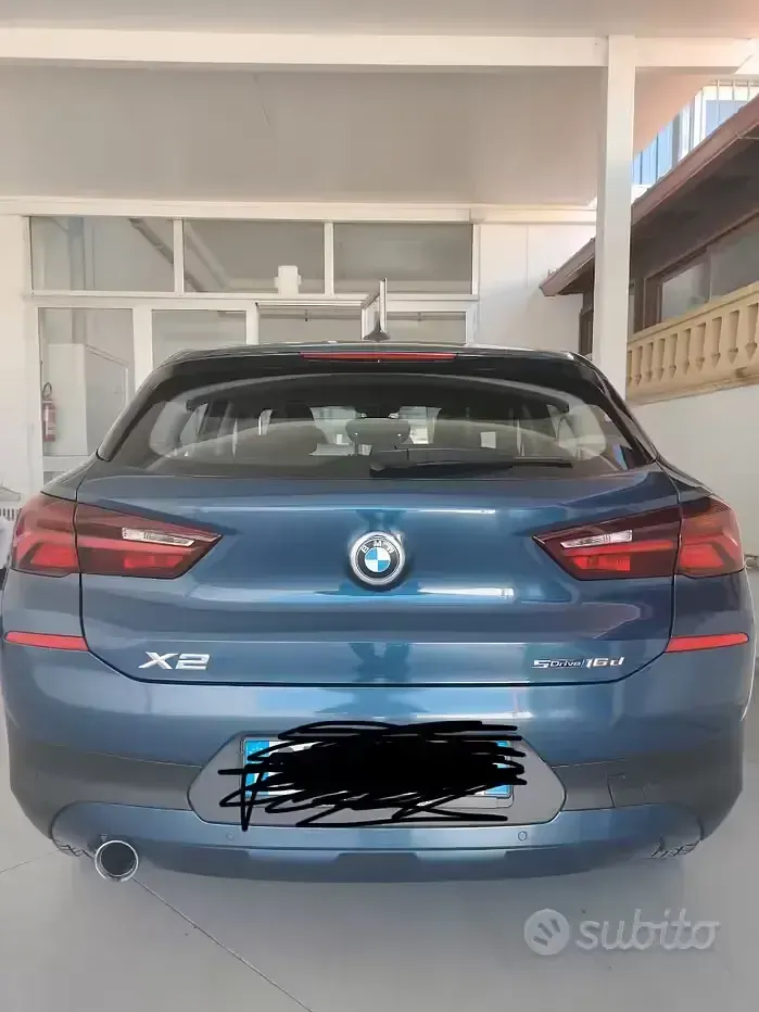 Usata BMW X2 116 CV (85 kW) 2021 Blu SUV