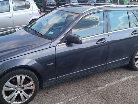 Usata Mercedes C220 Avantgarde 170 CV (125 kW) 2009 Grigio Station wagon