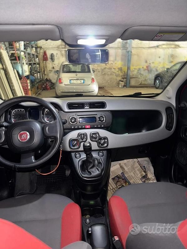 Usata Fiat Panda 2014 Rosso Utilitaria