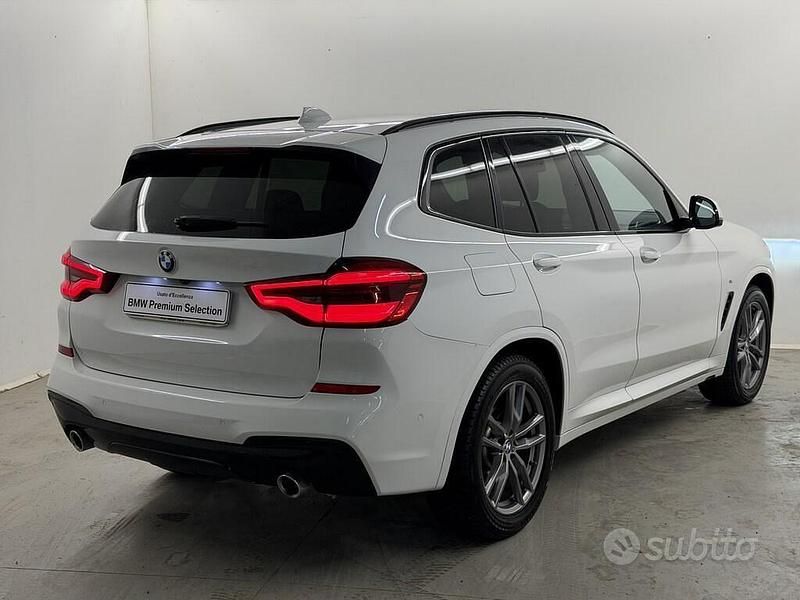 Usata BMW X3 Sport Line 190 CV (139 kW) 2021 Bianco SUV