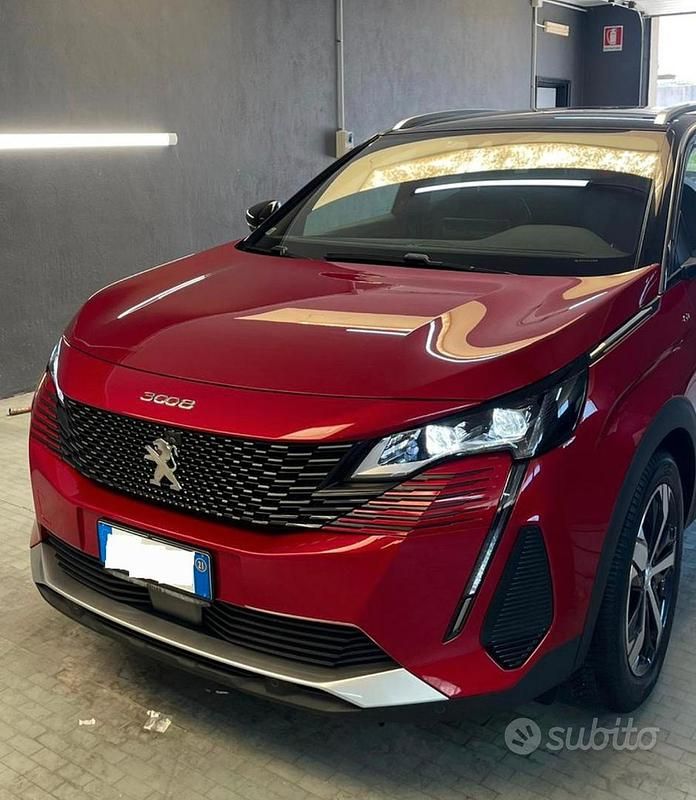 Usata Peugeot 3008 GTi 131 CV (96 kW) 2021 Rosso SUV