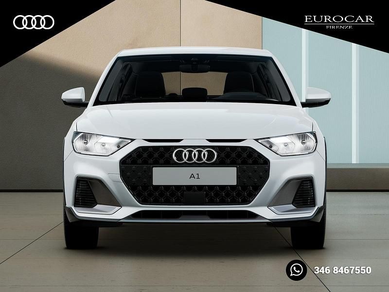 Nuova Audi A1 Business 116 CV (85 kW) 2026 Bianco ghiacciaio metallizzato Berlina